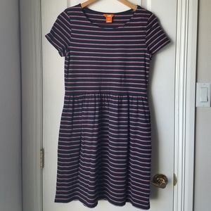 Joe Fresh Striped Dress Navy Red White Size Small